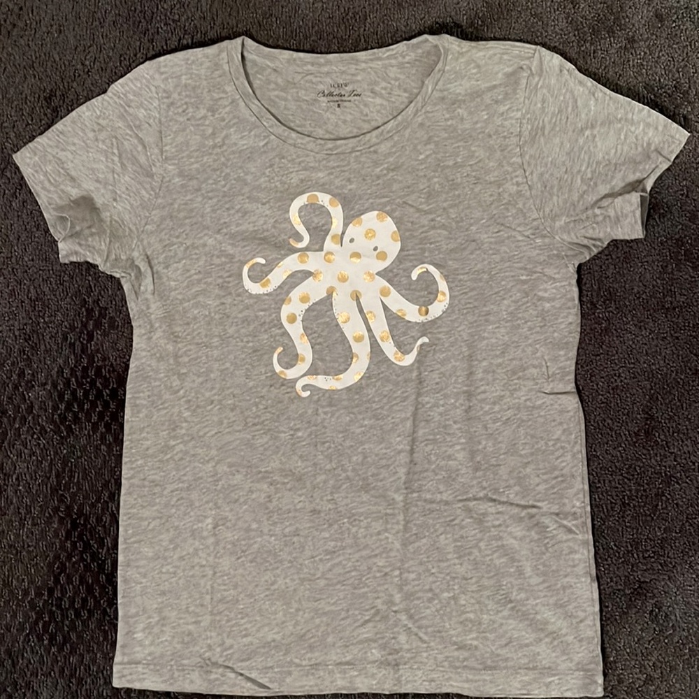 J.crew grey fitted t-shirt